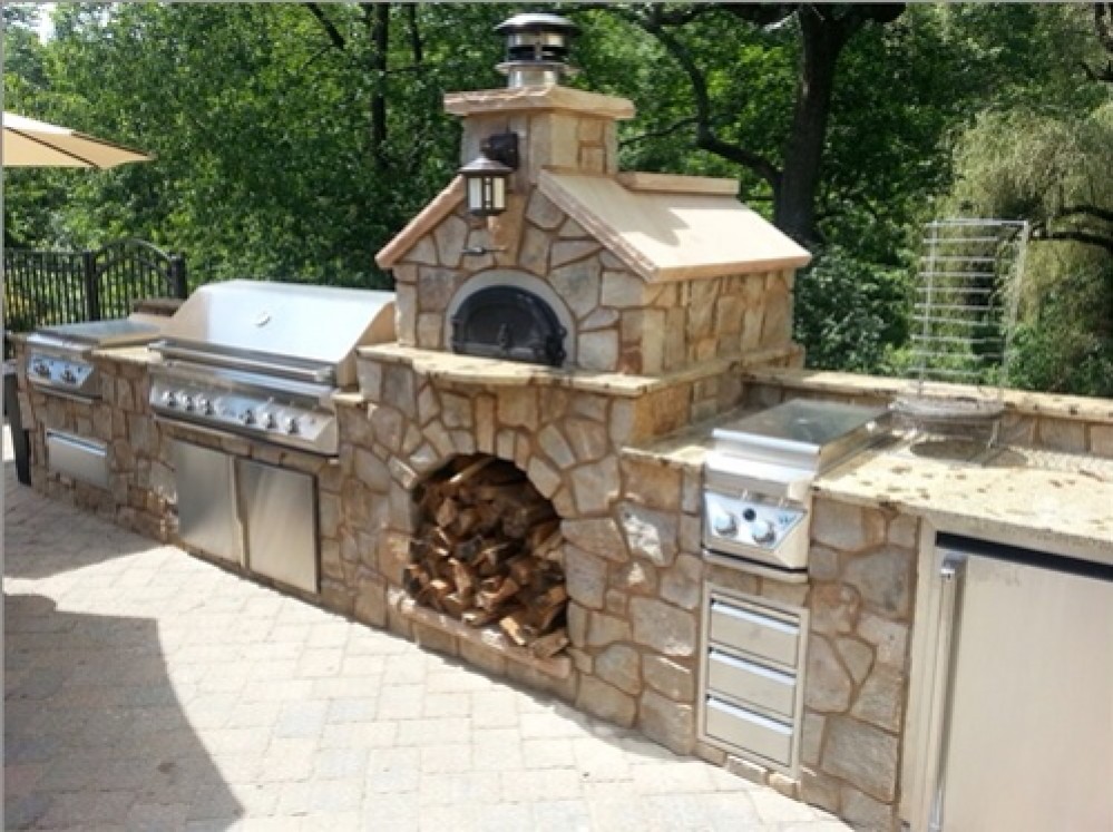 Photo By Ohio Home Pros. Outdoor Kitchen And Family Room