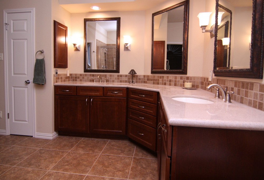 Photo By On Time Baths + Kitchens. Legend Oaks - Master Bath