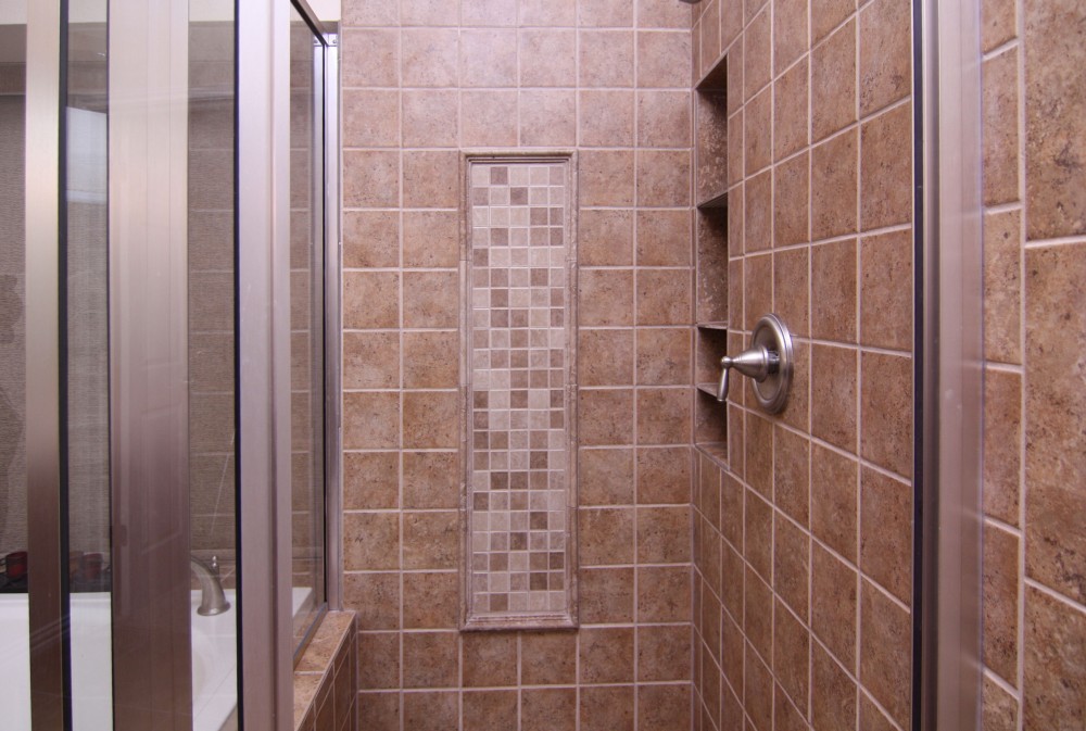 Photo By On Time Baths + Kitchens. Legend Oaks - Master Bath