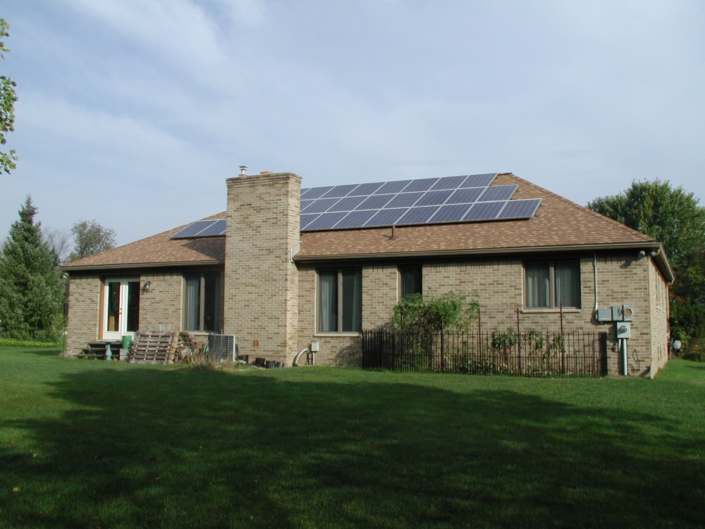 Photo By Michigan Solar Solutions. Residential Solar Arrays