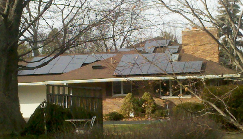 Photo By Michigan Solar Solutions. Residential Solar Arrays