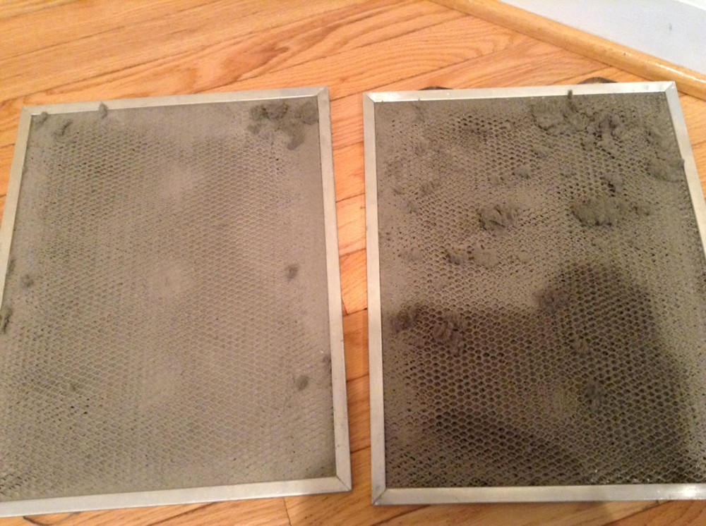 Photo By TLC Services. Duct Cleaning: Before And After