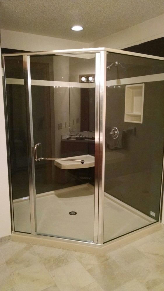 Photo By Homestead Remodeling & Consulting LLC. Custom Shower Pan