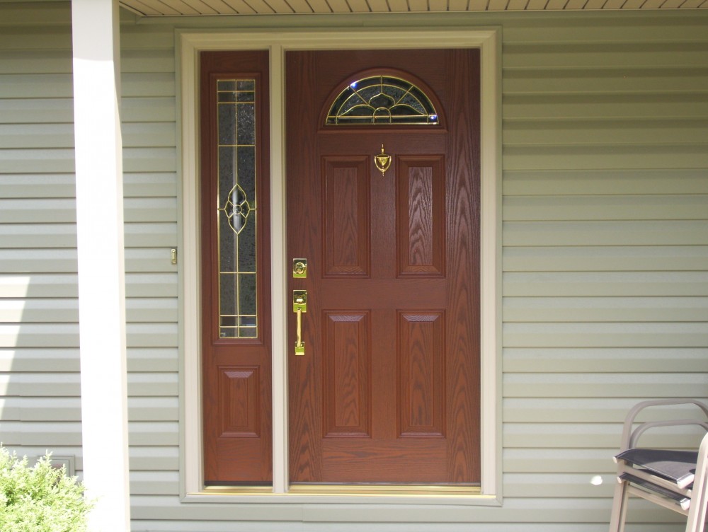 Photo By Energy Swing Windows. Custom Entry Doors - Installation Completed