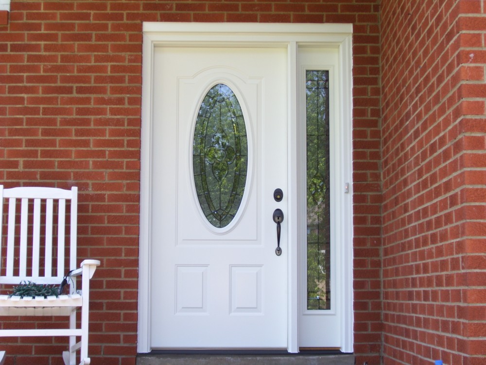 Photo By Energy Swing Windows. Custom Entry Doors - Installation Completed