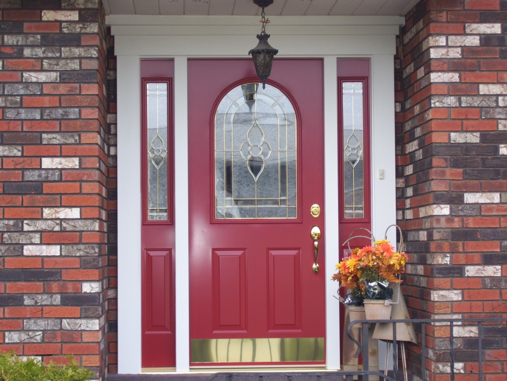 Photo By Energy Swing Windows. Custom Entry Doors - Installation Completed