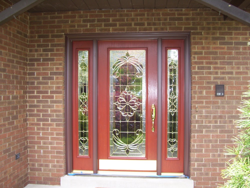 Photo By Energy Swing Windows. Custom Entry Doors - Installation Completed