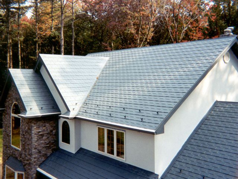 Photo By Global Home Improvement. Metal Shingles