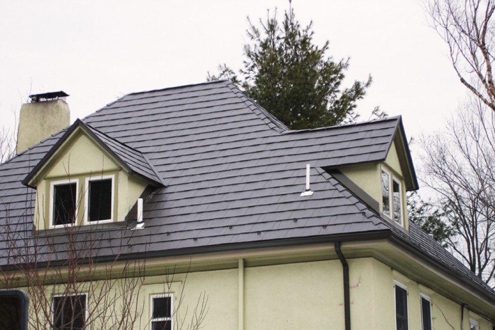 Photo By Global Home Improvement. Metal Shingles