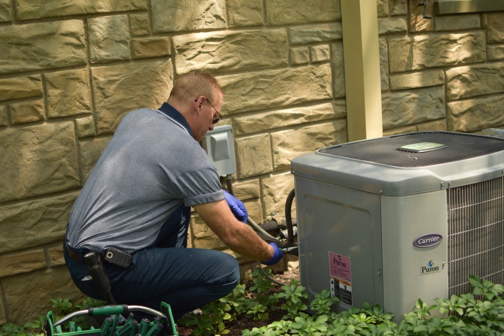 Photo By Moyer Indoor Outdoor. Moyer Indoor Outdoor Techs Hard At Work