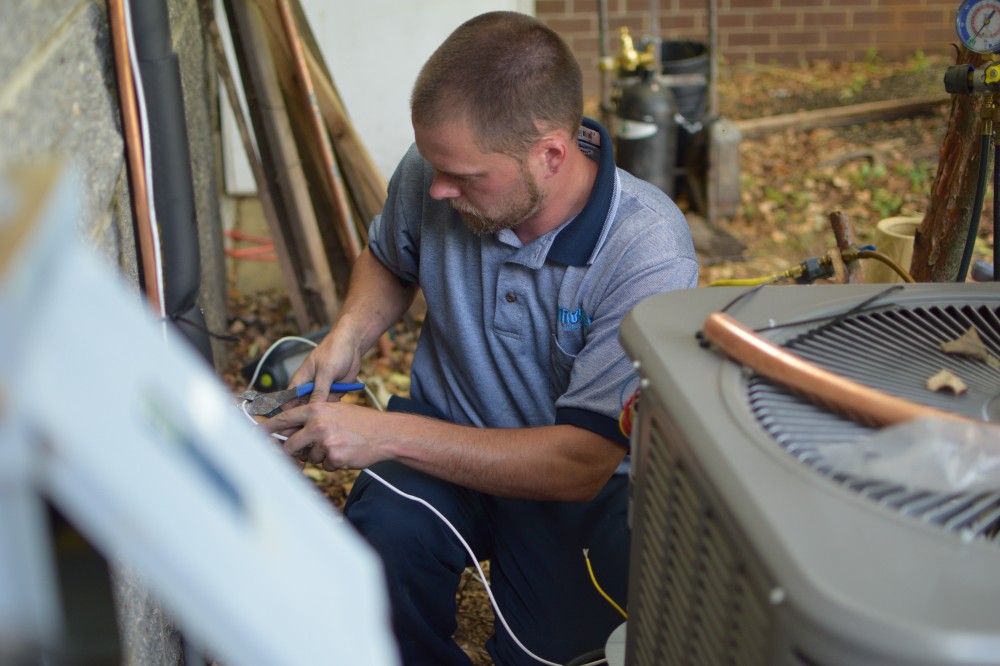 Photo By Moyer Indoor Outdoor. Moyer Indoor Outdoor Techs Hard At Work