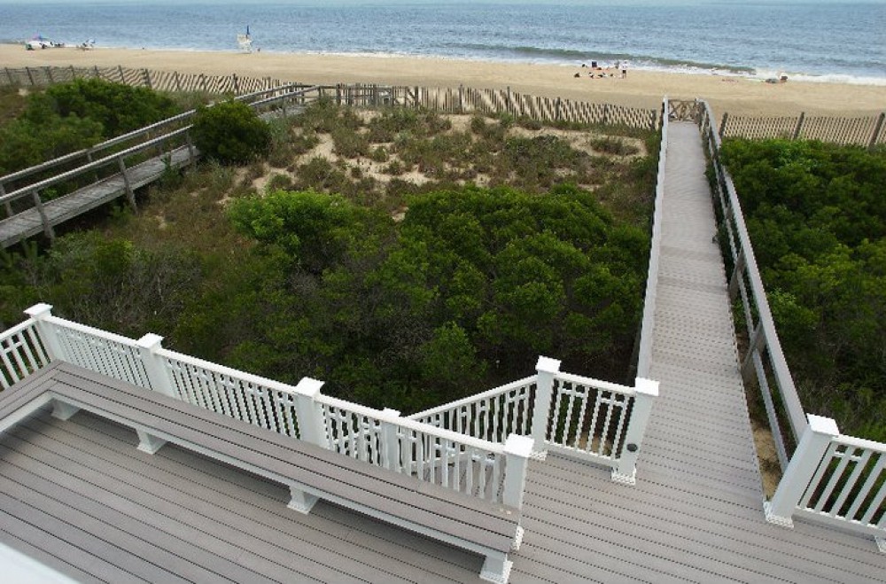 Photo By Boardwalk Builders. Decks & Deck Rails