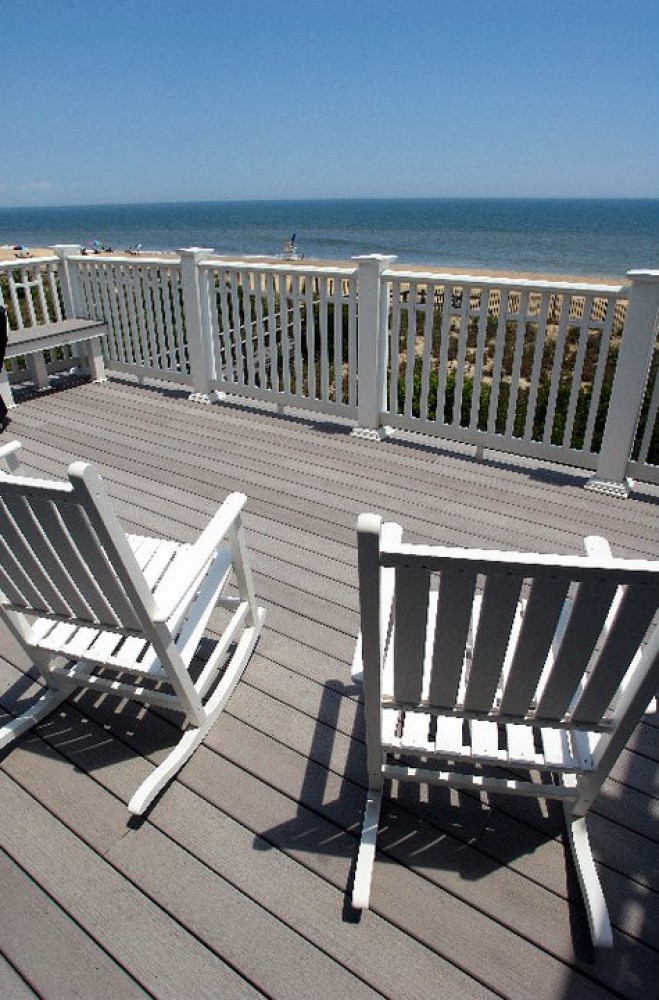 Photo By Boardwalk Builders. Decks & Deck Rails