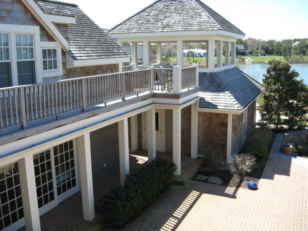 Photo By Boardwalk Builders. Decks & Deck Rails