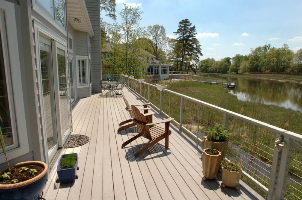 Photo By Boardwalk Builders. Decks & Deck Rails