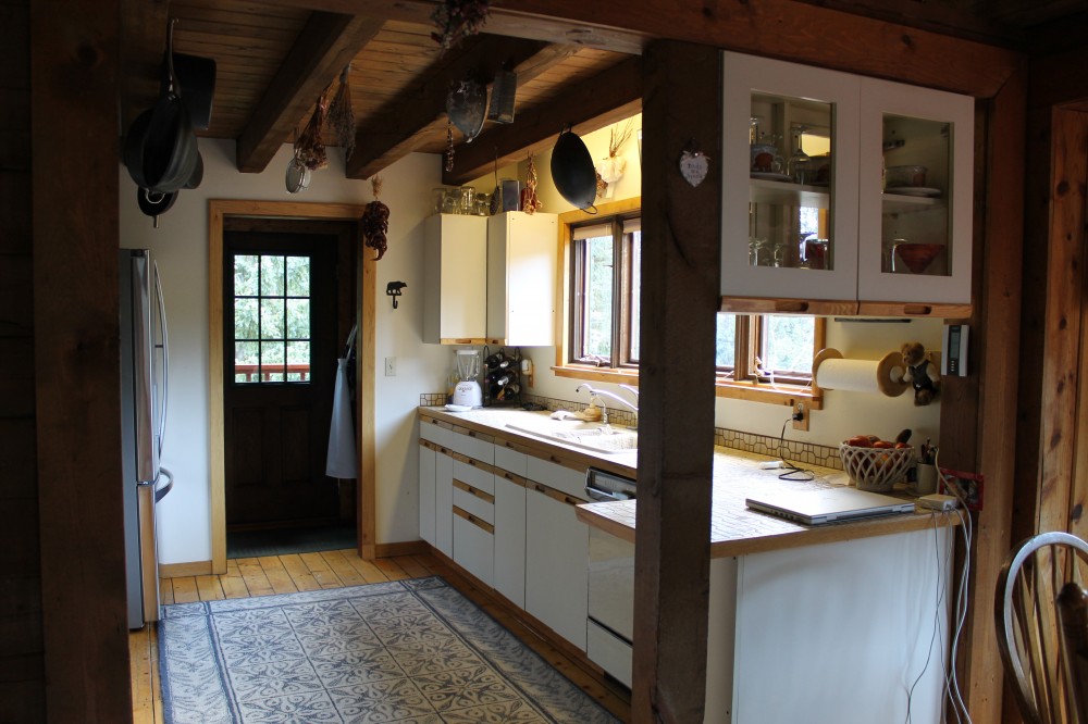 Photo By Blue Mountain Kitchens. Cozy Mountain Lodge