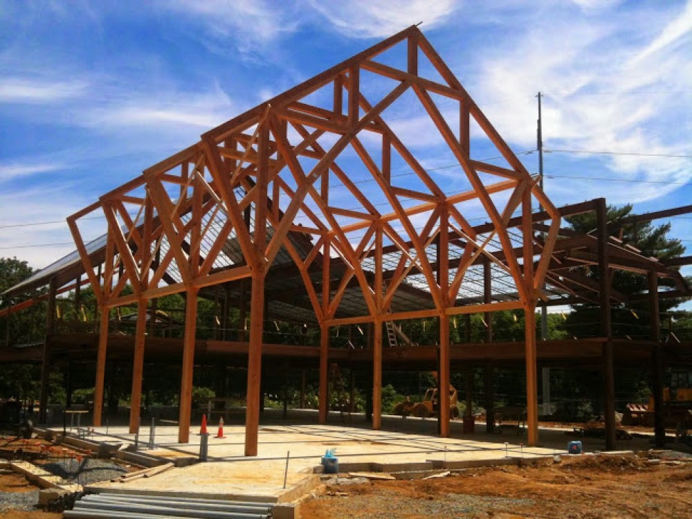 Photo By Lancaster County Timber Frames, Inc.. Lebanon VA Behavioral Health Building