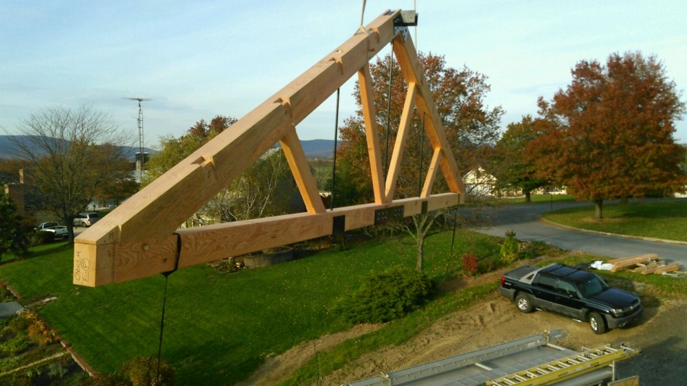 Photo By Lancaster County Timber Frames, Inc.. Mercersburg Residence