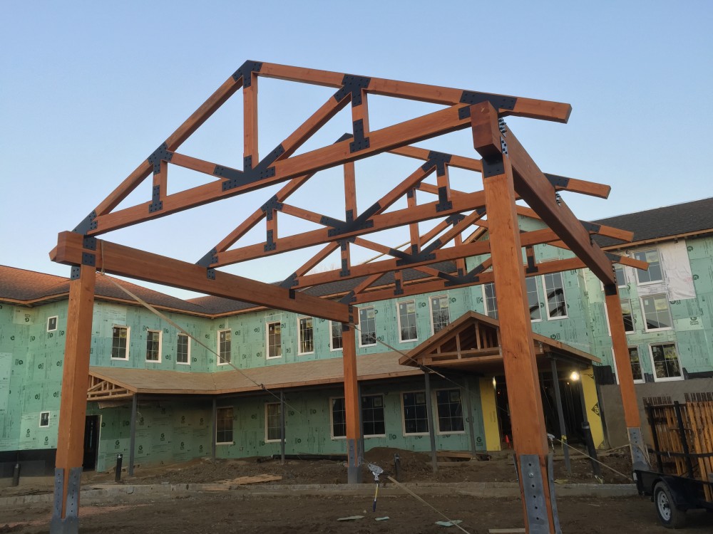 Photo By Lancaster County Timber Frames, Inc.. Marlboro Assisted Living