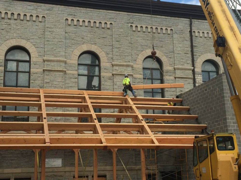 Photo By Lancaster County Timber Frames, Inc.. St. Peter The Apostle Church In Philadelphia