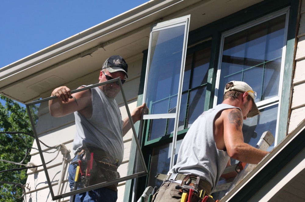 Photo By AHT Wisconsin Windows.  Madison Replacement Window Installation Project