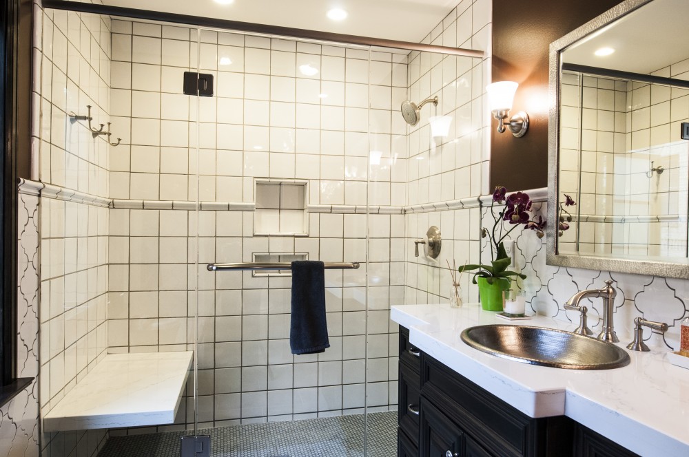 Photo By Renovations Group, Inc.. Reid Bathroom Remodel, Wauwatosa WI