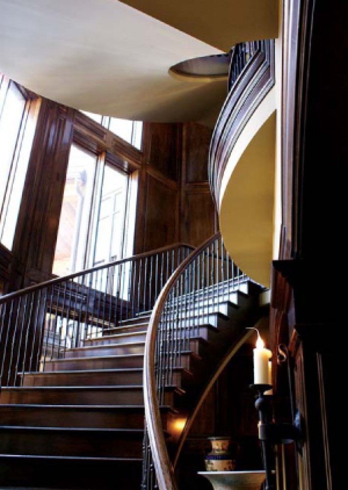 Photo By Southern Staircase. Custom Curved Stairs Design