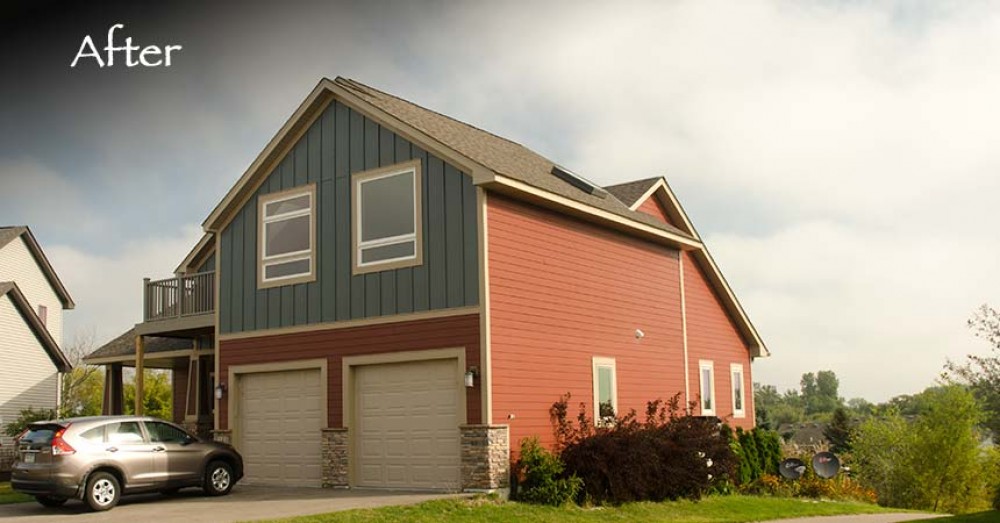 Photo By Bridgewater Construction LLC. Private In-Law Apartment Above Garage