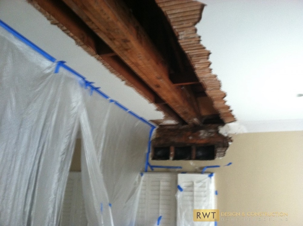 Photo By RWT Design & Construction. Water Damage/Dry Rot Repair