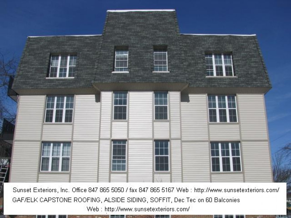 Photo By Sunset Exteriors & Restoration Inc. Complete Exterior Restoration Work 