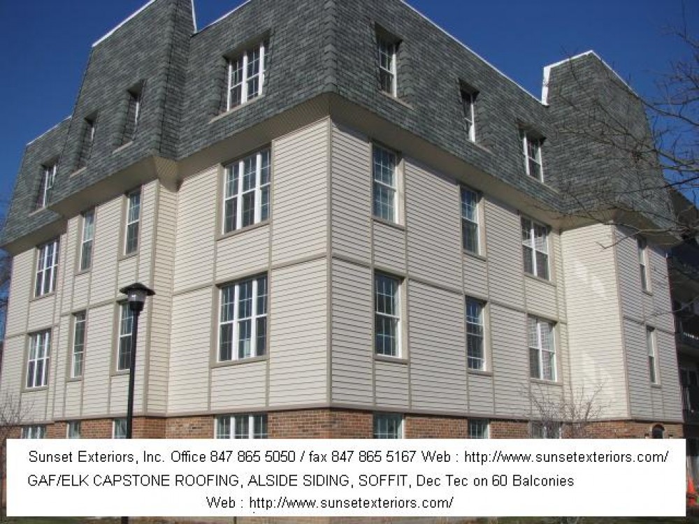 Photo By Sunset Exteriors & Restoration Inc. Complete Exterior Restoration Work 