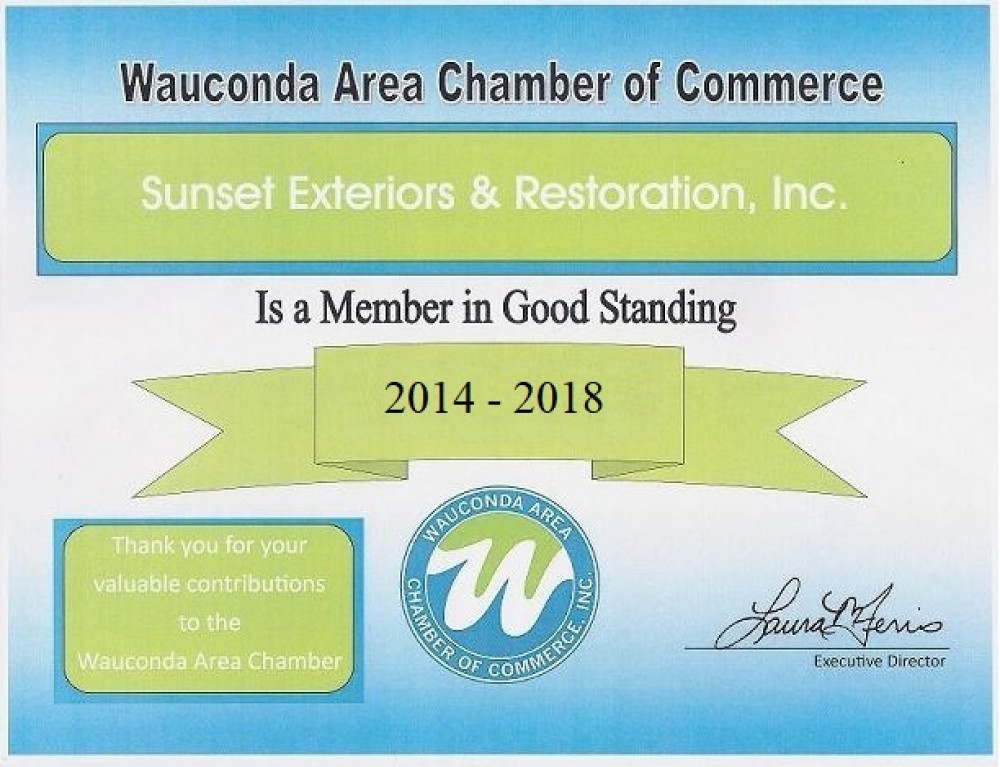 Photo By Sunset Exteriors & Restoration Inc. 