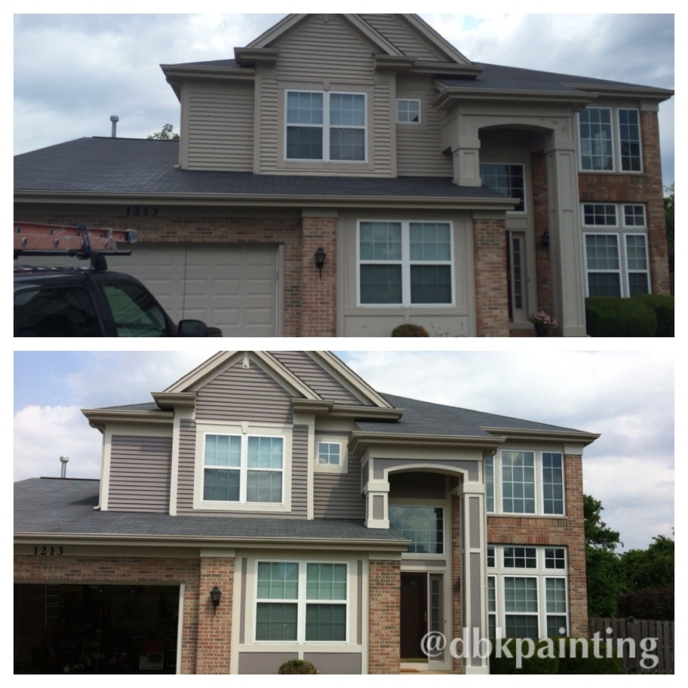 Photo By DBK Painting LLC. Exterior Before & After