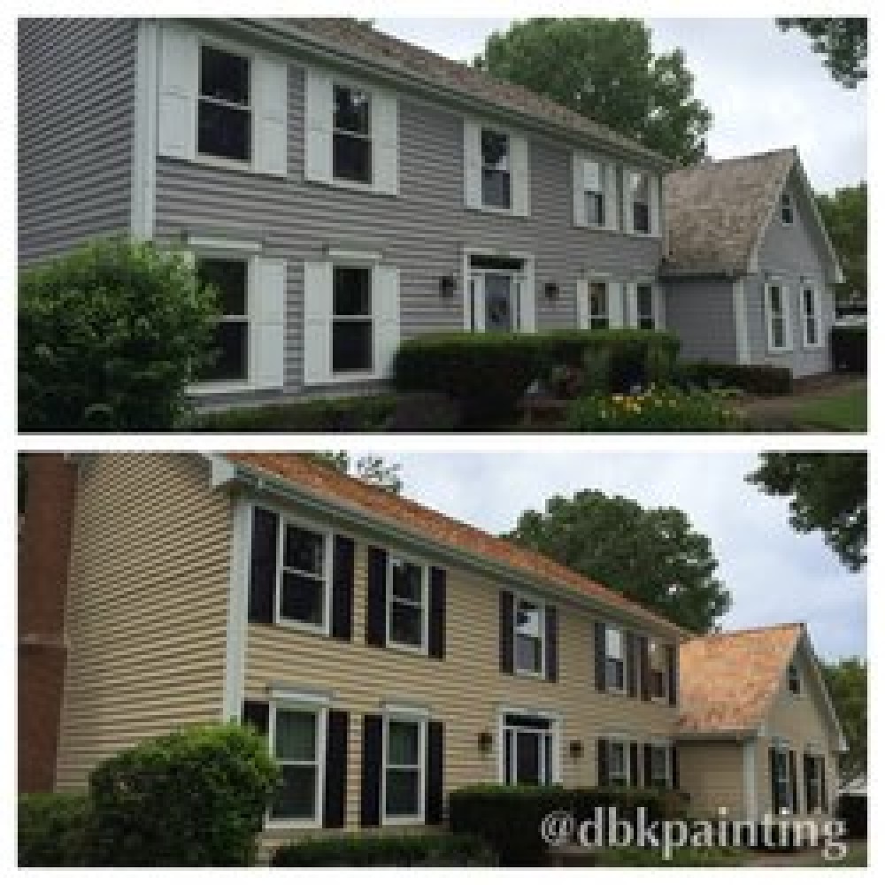 Photo By DBK Painting LLC. Exterior Before & After