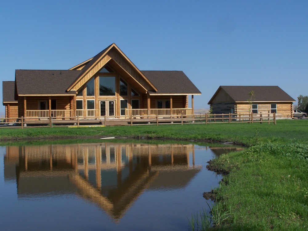 Photo By Wilderness Falls Building LLC. Gorgeous Log Home