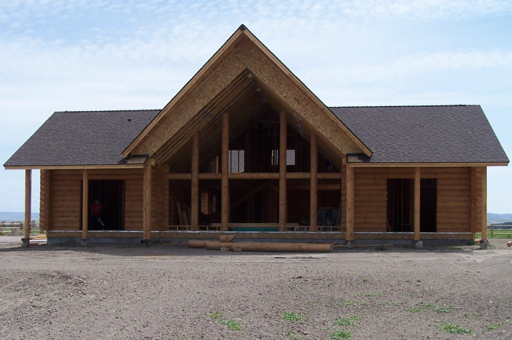 Photo By Wilderness Falls Building LLC. Gorgeous Log Home
