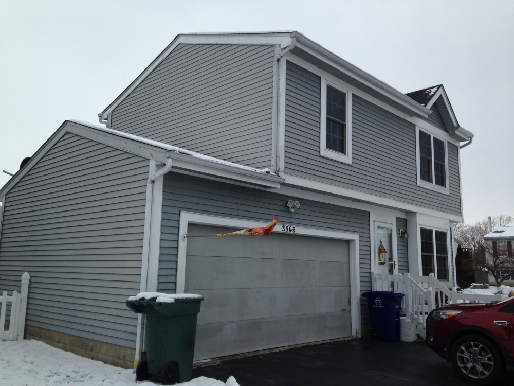 Photo By Ohio Exteriors. Coventry Siding With New Gutters In Hilliard