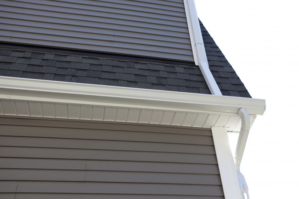 Photo By Ohio Exteriors. Odyssey 4" Clapboard Siding (Storm) With Owens Corning Estate Gray Roofing