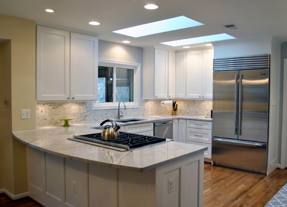 Photo By Lensis Builders Inc. White Kitchen Remodel In McLean, VA