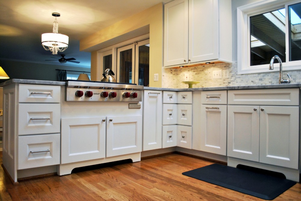Photo By Lensis Builders Inc. White Kitchen Remodel In McLean, VA