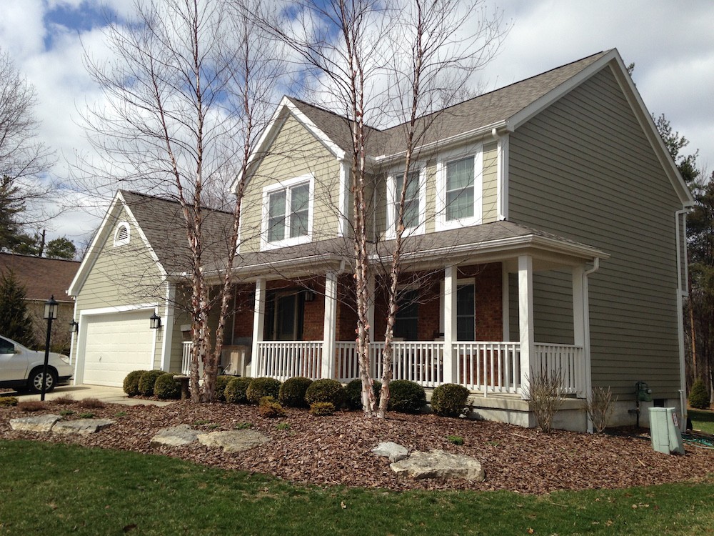 Photo By Ohio Exteriors. Hardie Install In Delaware With A New Roof