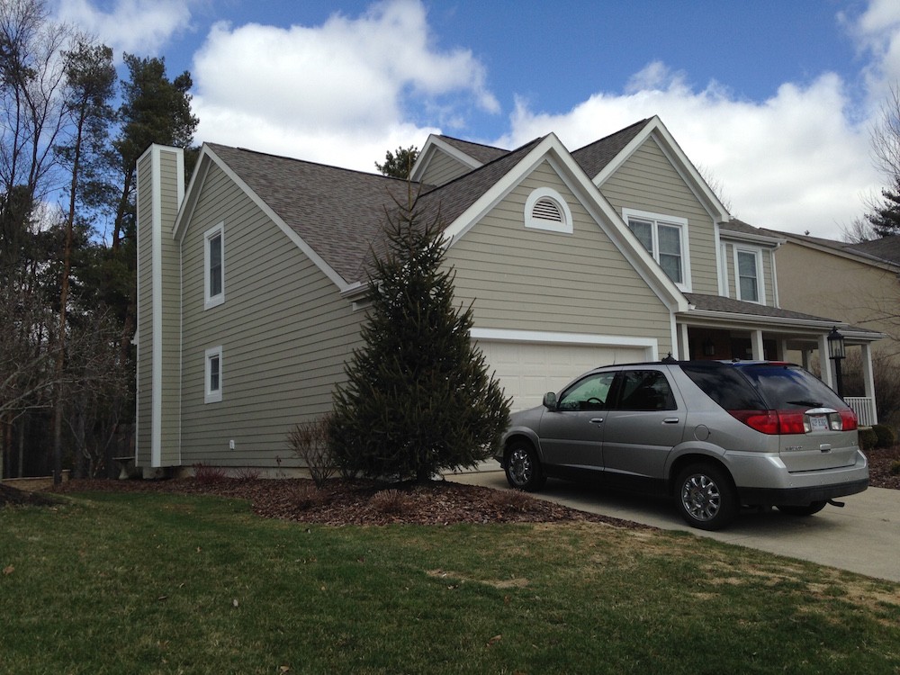Photo By Ohio Exteriors. Hardie Install In Delaware With A New Roof