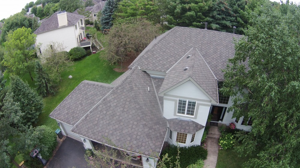 Photo By Storm Group Roofing, LLC. GAF Designers Series Shingles "Sienna" Color "Aged Oak"
