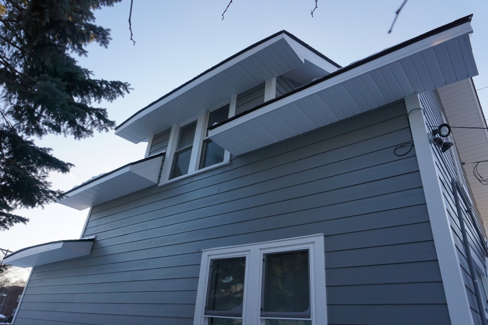 Photo By Storm Group Roofing, LLC. James Hardie Siding Installation