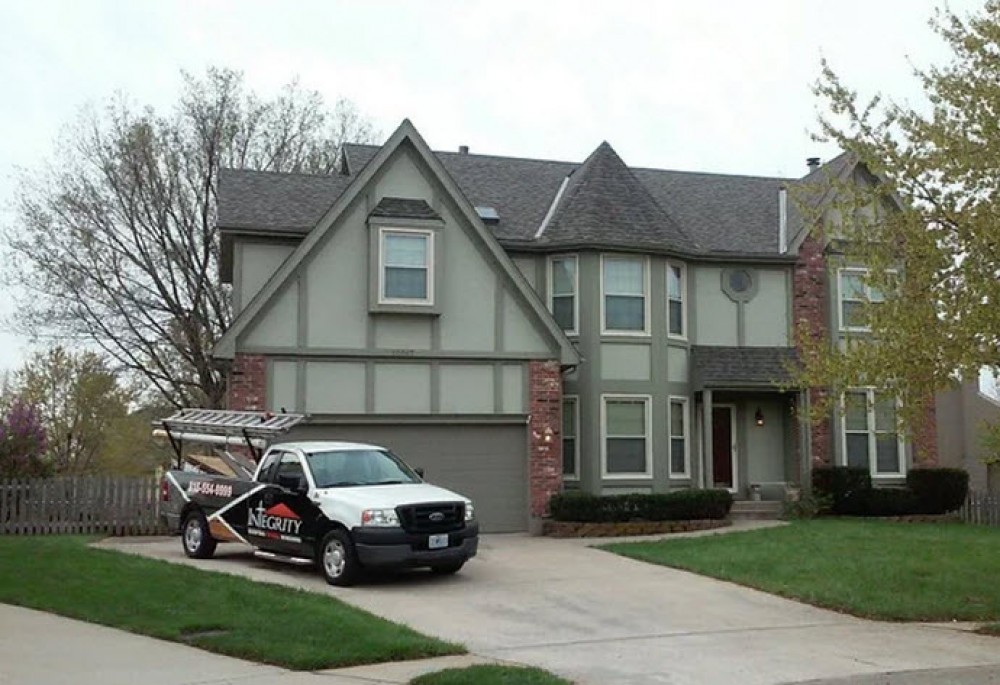Photo By Integrity Roofing, Siding, Gutters & Windows. Overland Park, KS Wood Shake Re-Roof