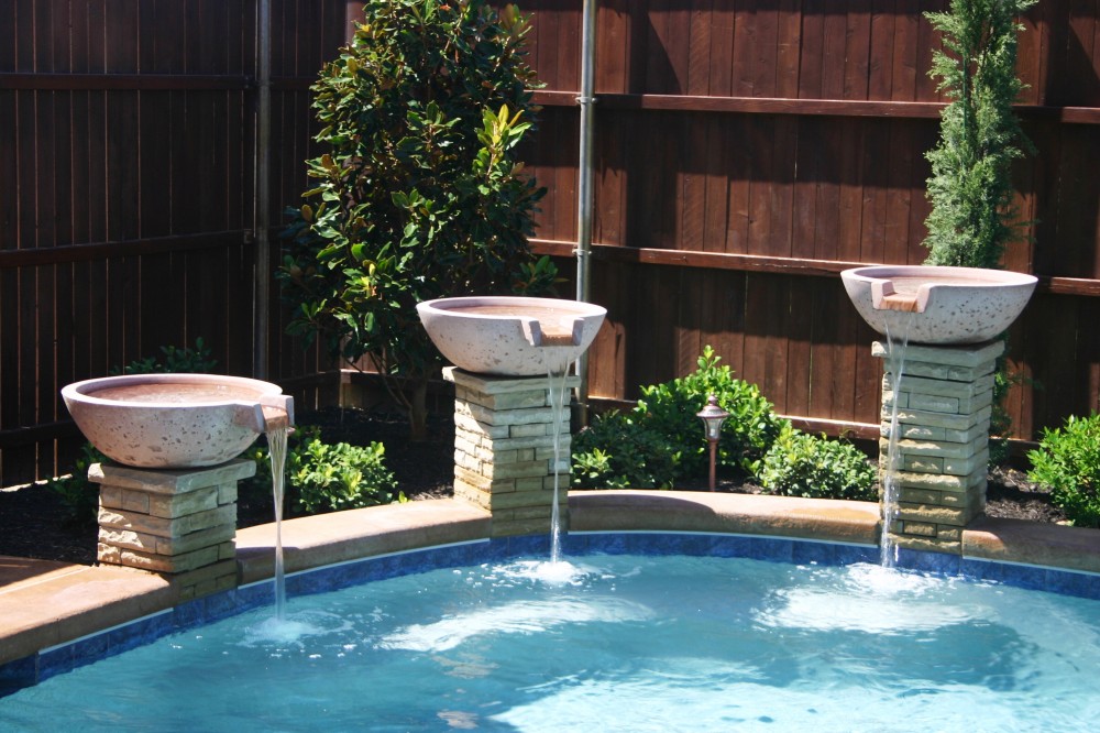 Photo By Gold Medal Pools & Outdoor Living. Water Features