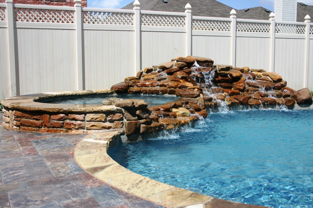 Photo By Gold Medal Pools & Outdoor Living. Water Features