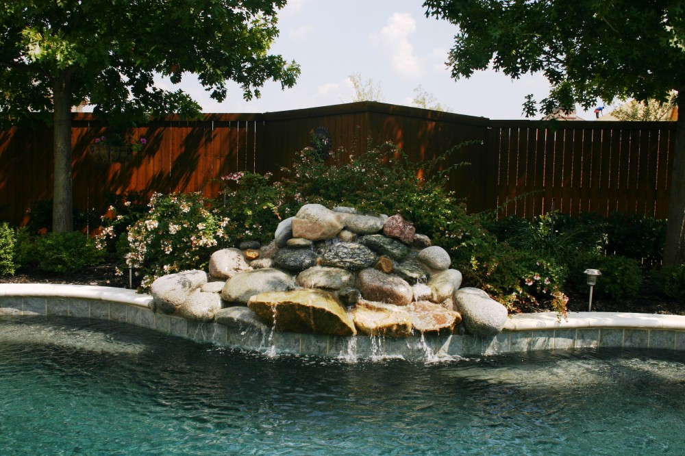 Photo By Gold Medal Pools & Outdoor Living. Water Features