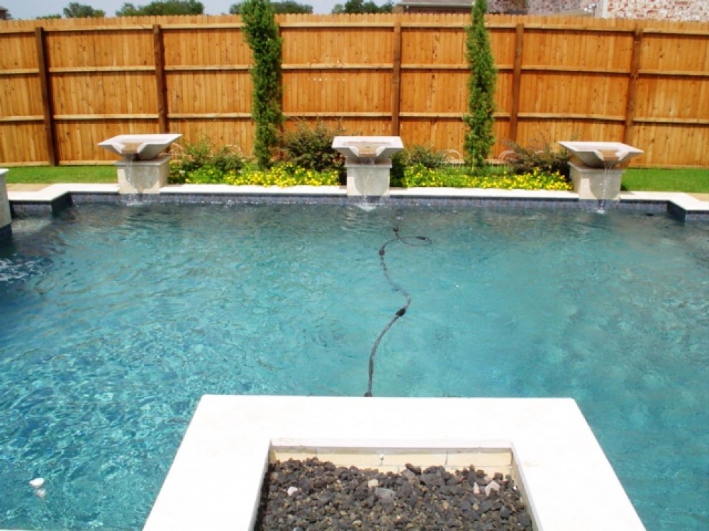 Photo By Gold Medal Pools & Outdoor Living. Water Features