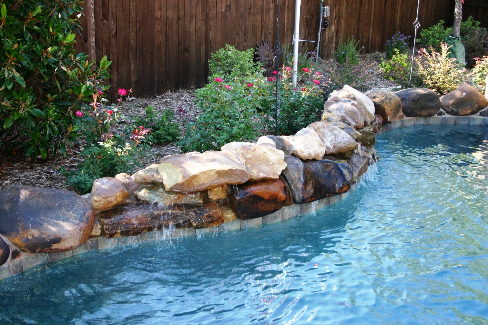 Photo By Gold Medal Pools & Outdoor Living. Water Features